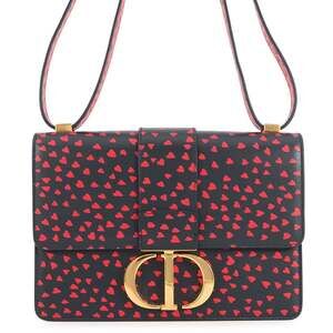 CHRISTIAN DIOR Red Heart Shoulder Bag